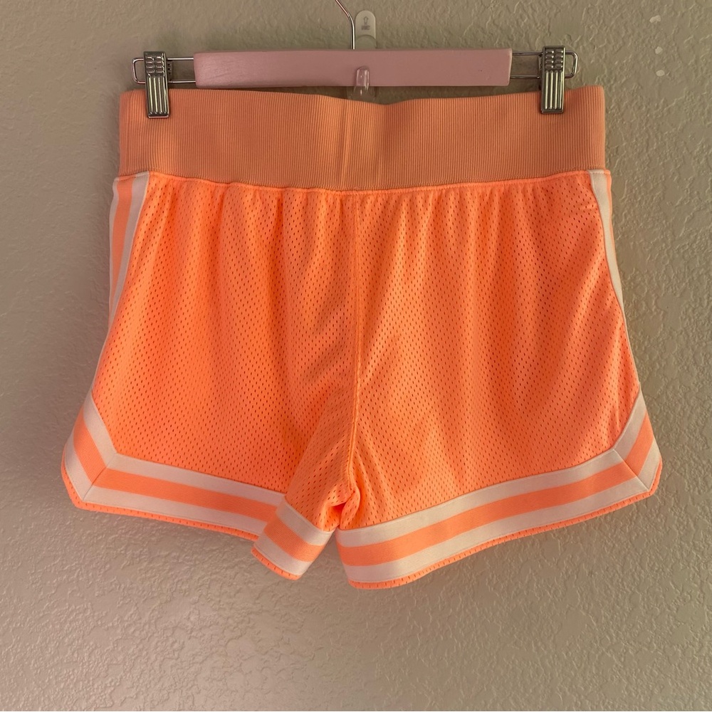 NEW Free People FP Movement Don't Mesh With Me Shorts - Papaya Punch - Picture 9 of 10